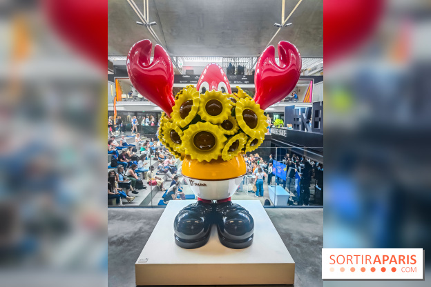 Les homards de l'artiste pop Philip Colbert envahissent la Station F pour une expo gratuite insolite - IMG20240708164543