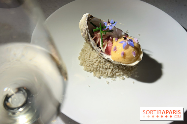 ERH - Huitre poché, wagyu shabu shabu