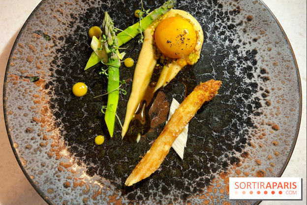 ERH - Asperge verte et blanche, miso blanc