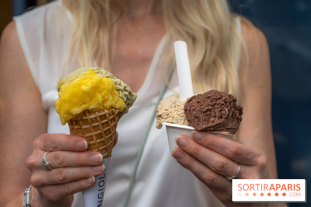 Angiolo, le glacier de Saint-Germain-des-Près - les photos -  pot et cornet