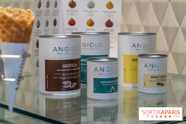 Angiolo, le glacier de Saint-Germain-des-Près - les photos -  pots de glaces