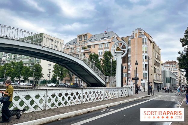 Pont levant rue de Crimée