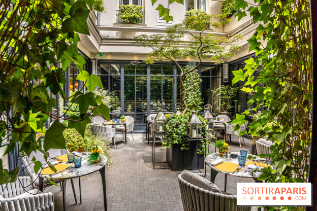 La terrasse cachée du Burgundy pour déjeuner au soleil dans le 8e -  A7C8455