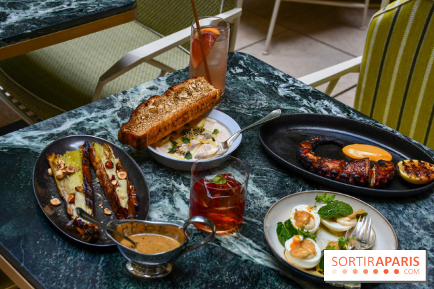 Comestibles comptoir gourmand et terrasse confidentielle par Paul Pairet à l'Hôtel de Crillon