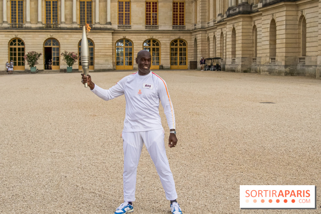 JO Paris 2024 : Les porteurs et relais de la flamme à Versailles -  Steve Toussaint