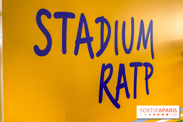 JO de Paris 2024 : animations sportives Stadium RATP à la station Auber - IMG 9266