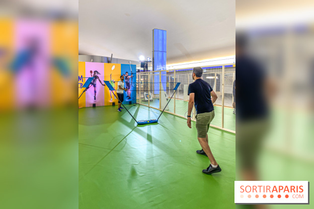 JO de Paris 2024 : animations sportives Stadium RATP à la station Auber - IMG 9290