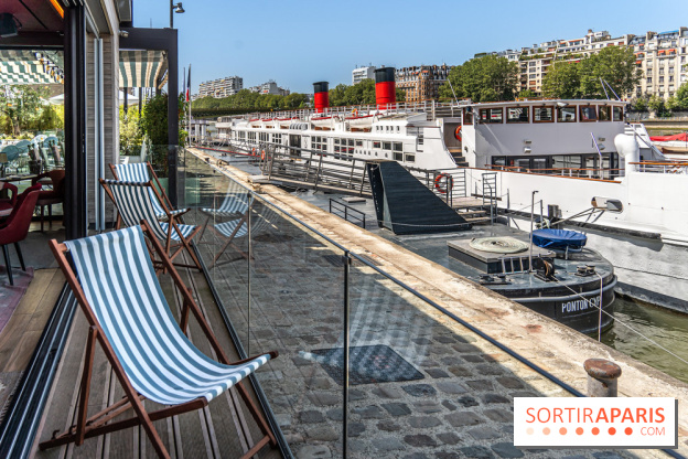 La Plage Parisienne, restaurant et terrasse en bord de Seine Quai de Javel