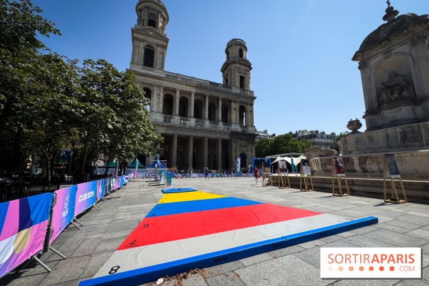 JO Paris 2024 : Fan zone Saint-Sulpice