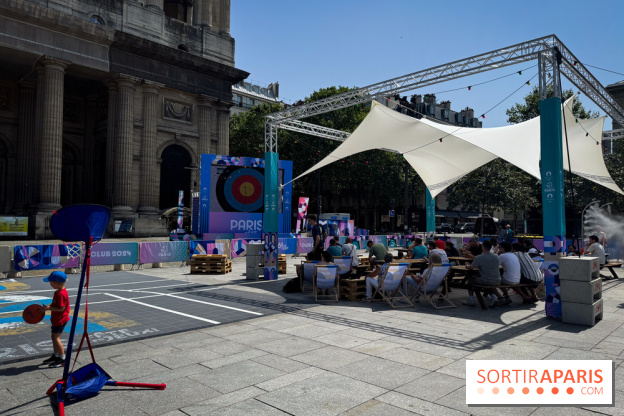 JO Paris 2024 : Fan zone Saint-Sulpice