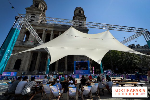 JO Paris 2024 : Fan zone Saint-Sulpice