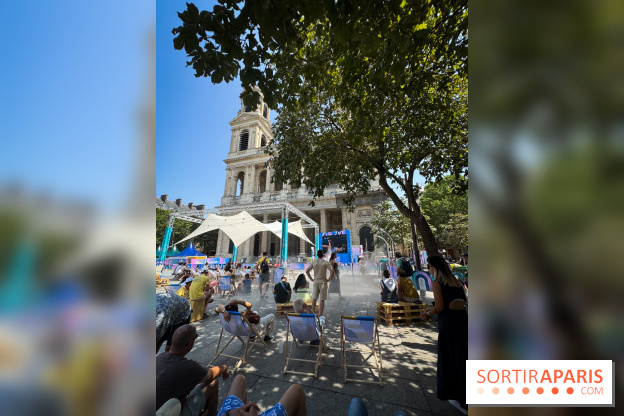 JO Paris 2024 : Fan zone Saint-Sulpice