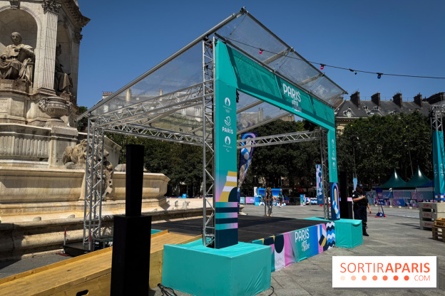 JO Paris 2024 : Fan zone Saint-Sulpice