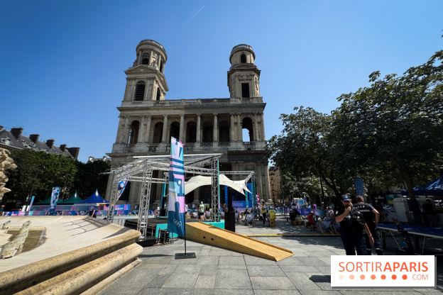 JO Paris 2024 : Fan zone Saint-Sulpice