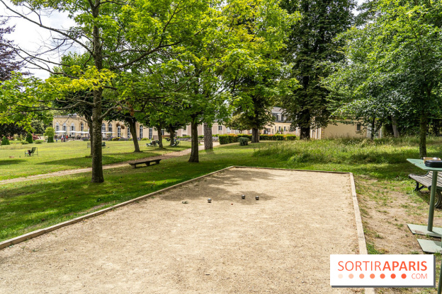Le brunch à volonté exceptionnel de la Maison du Val à Saint-Germain-en-Laye dans les Yvelines - 78  -  terrain de pétanque