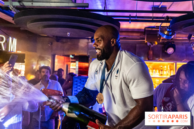 Teddy Riner fête sa 3e médaille d'or olympique à Paris -  judo 