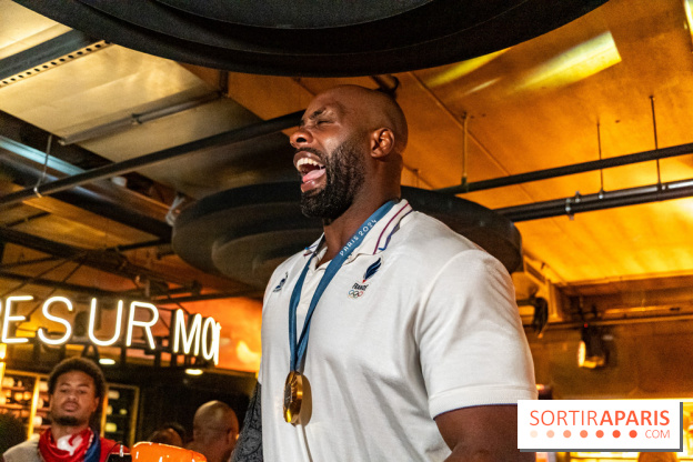 Teddy Riner fête sa 3e médaille d'or olympique à Paris -  judo