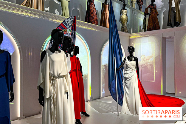 JO paris 2024 : Les tenues de scène de Lady Gaga, Aya Nakamura et Céline Dion exposées à la Galerie Dior  - image00022