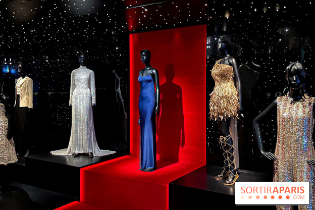 JO paris 2024 : Les tenues de scène de Lady Gaga, Aya Nakamura et Céline Dion exposées à la Galerie Dior  - image00033