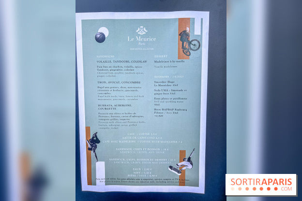 Street food spécial JO au Meurice