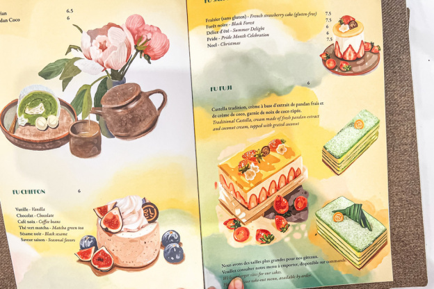 Fu Castella : pâtisserie - salon de thé dans le Marais, goûter et tea time - carte - menu