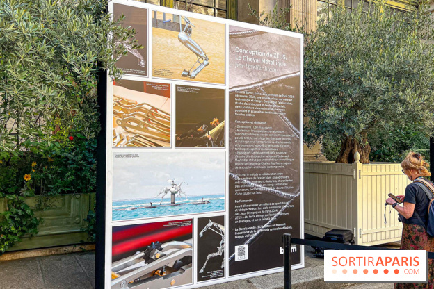 ZEUS, cheval métallique de la cérémonie d'ouverture des JO de Paris 2024 à l'Hôtel de Ville - image00006