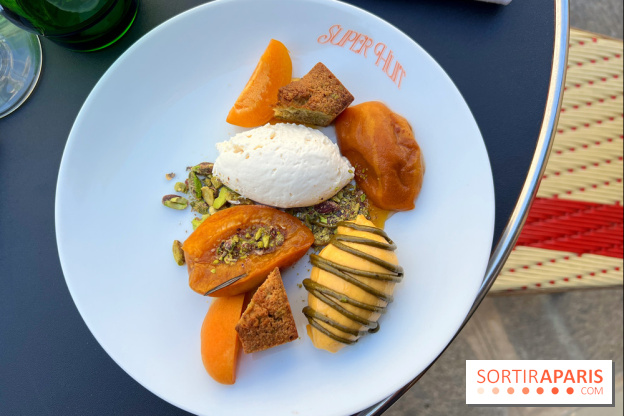 Super Huit - Abricots, crème crue, financier