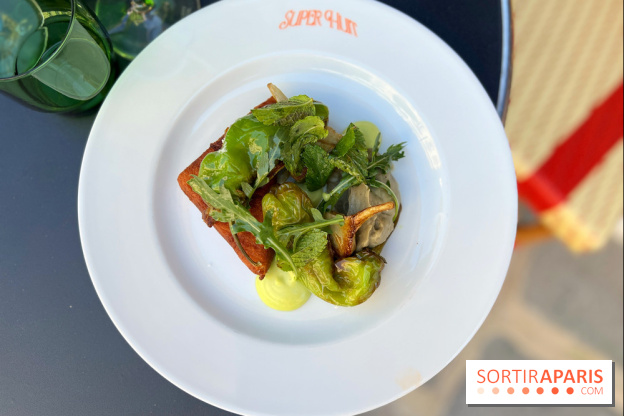 Super Huit - Panisse, artichauts, mayonnaise menthe