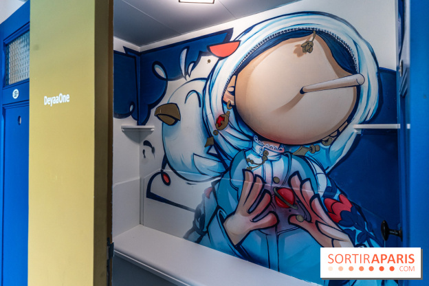 Les cabines de 70 artistes street-art à Molitor, 2e édition internationale - photos -  A7C2664