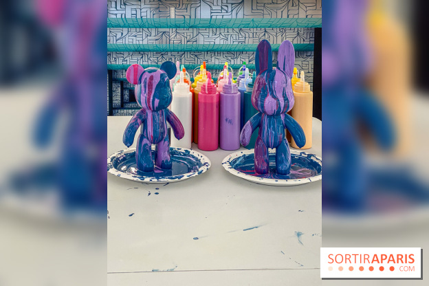 Ateliers de Paint Pouring à la galerie Goldshteyn-Saatort, à deux pas du Louvre - IMG 8442