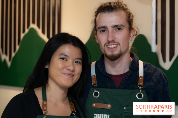 Phin Mi, le coffee shop vietnamien et banh mi Paris 5e -  couple 