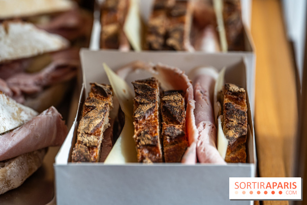 Petite Île Paris, la boulangerie franco-taiwannaise artisanale -  sandwich jambon beurre tranché