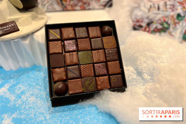 Chocolats de Noël et calendrier de l'Avent 2024 d'Edwart Chocolatier