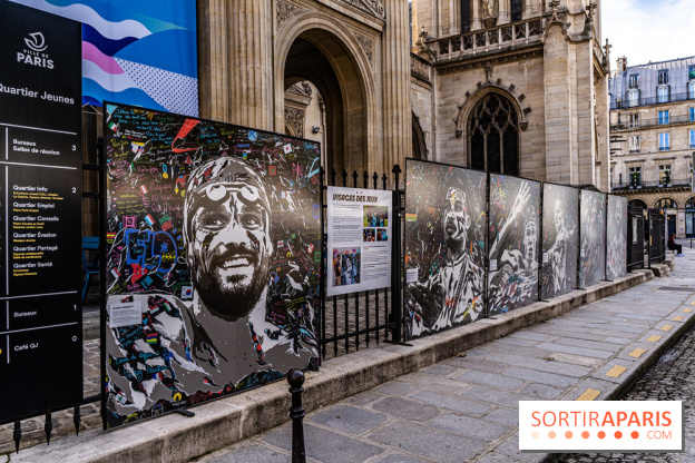 Les visages des Jeux, l'exposition street-art gratuite de Jo Di Bona à Paris