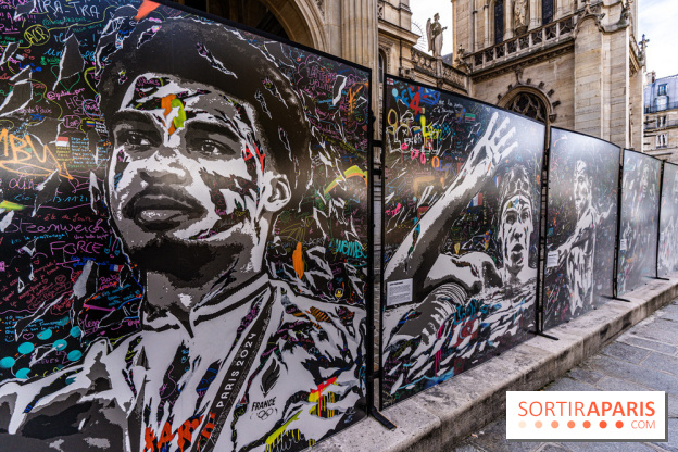 Les visages des Jeux, l'exposition street-art gratuite de Jo Di Bona à Paris