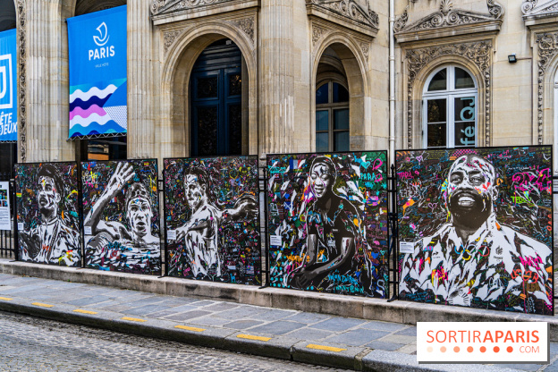 Les visages des Jeux, l'exposition street-art gratuite de Jo Di Bona à Paris