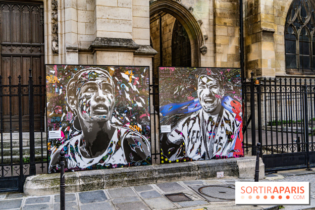 Les visages des Jeux, l'exposition street-art gratuite de Jo Di Bona à Paris