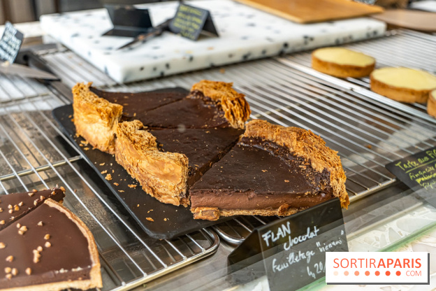 Emma Duvéré, le café - pâtisserie Paris 11 -  tarte chocolat