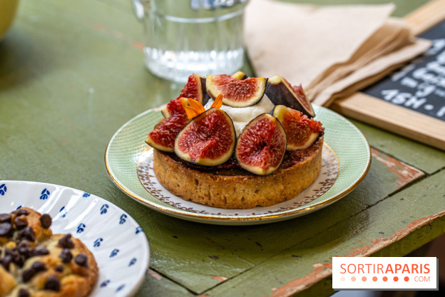 Emma Duvéré, le café - pâtisserie Paris 11 - tarte aux figues