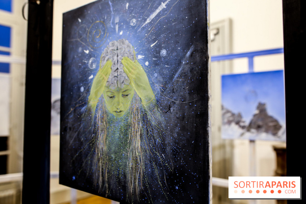 Ylva Snöfrid, exposition Cosmos et Vanitas à l'Institut suédois, nos photos