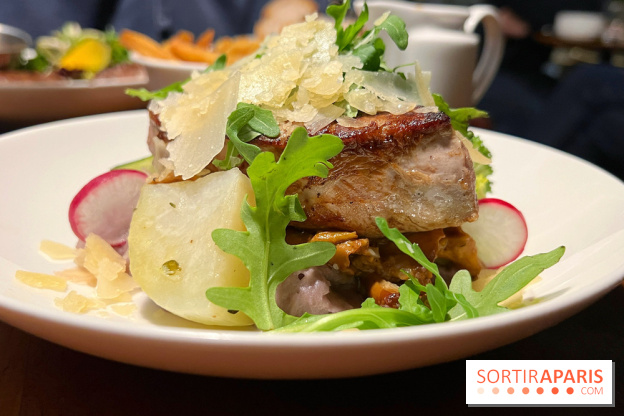 Hôtel Edgar & Achille - Pavé de veau aux girolles