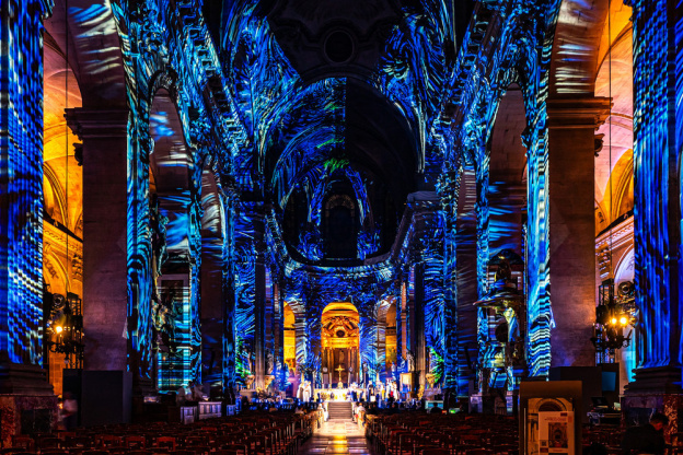 Paris Cœur de Lumières, le spectacle son et lumière à l'église Saint-Sulpice - les photos