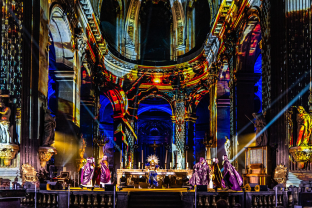 Paris Cœur de Lumières, le spectacle son et lumière à l'église Saint-Sulpice - les photos