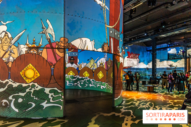 Exposition Astérix à l'Atelier des Lumières, le voyage immersif