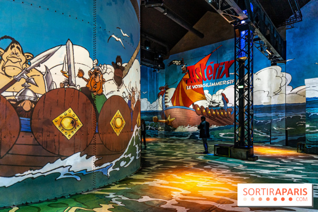 Exposition Astérix à l'Atelier des Lumières, le voyage immersif
