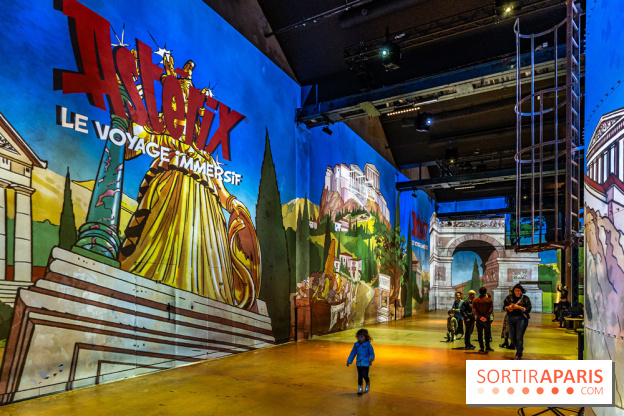 Exposition Astérix à l'Atelier des Lumières, le voyage immersif