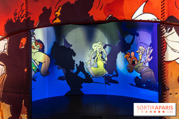 Exposition Astérix à l'Atelier des Lumières, le voyage immersif