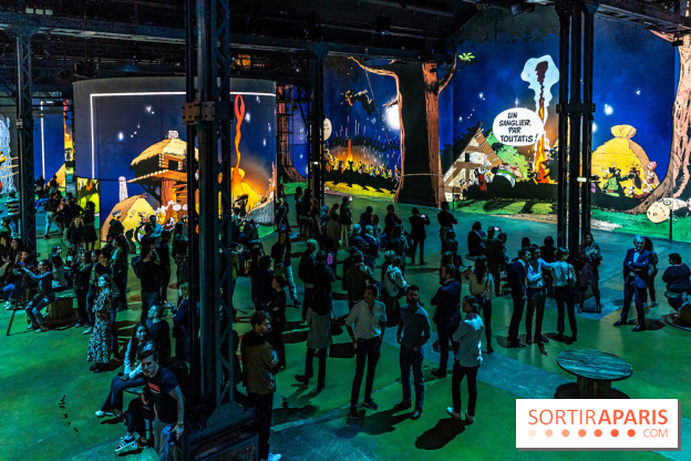 Exposition Astérix à l'Atelier des Lumières, le voyage immersif