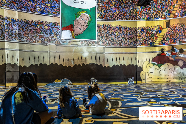 Exposition Astérix à l'Atelier des Lumières, le voyage immersif