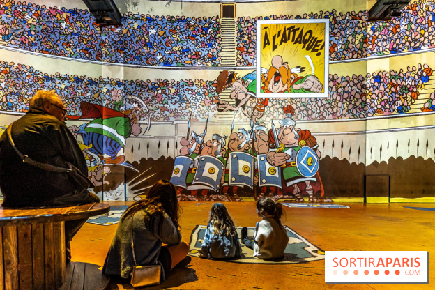 Exposition Astérix à l'Atelier des Lumières, le voyage immersif